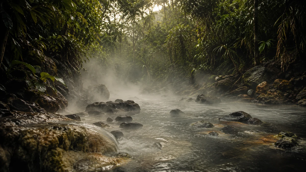 Recreación visual del río Shanay-Timpishka en la Amazonía peruana